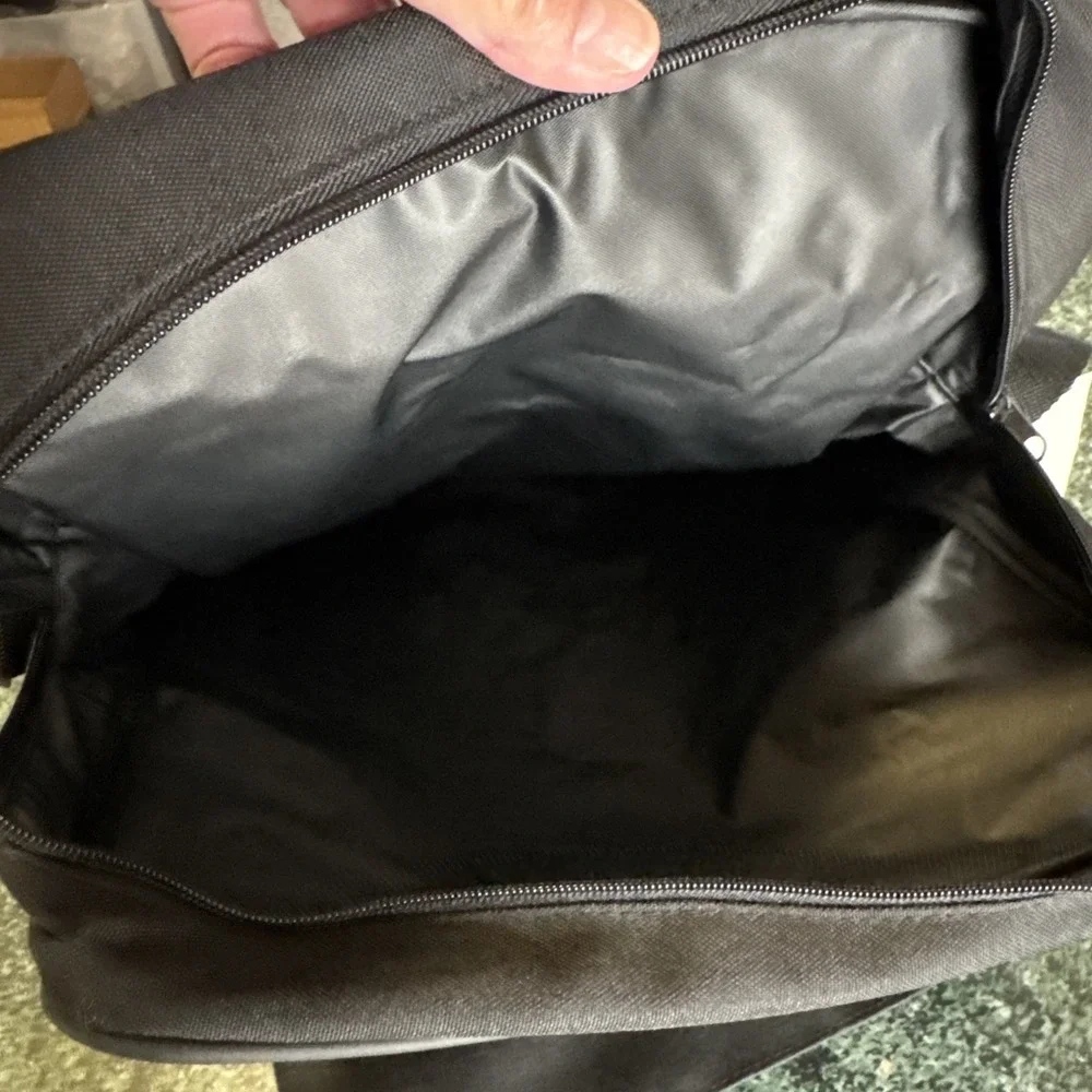 Vtg Y2K DIOR Higher  Homme Parfum Black Shoulder UNISEX Messenger Laptop Bag